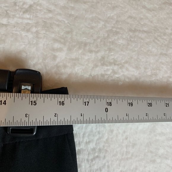 J.CREW Dress Pants Women 8 Black 100% Wool Mid-Rise Classic Formal Straight 8515 - Picture 5 of 8